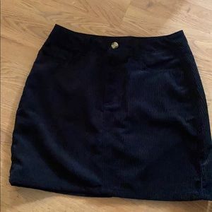 Black Corduroy skirt